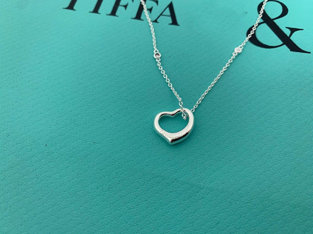 [Hevara Jewelry]HEART NECKLACE PENDANT STERLING