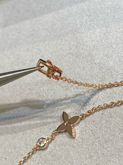 [⭐Hevara Jewelry]STAR DIAMOND PINK GOLD BRACELET