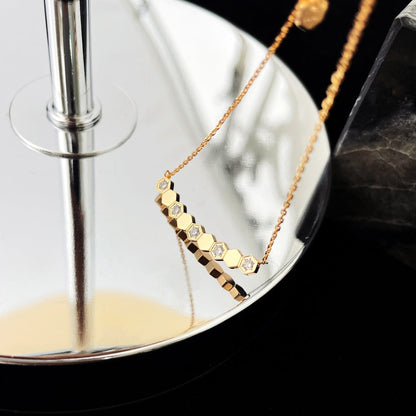 [⭐Hevara Jewelry]BEE MY LOVE DIAMOND NECKLACE