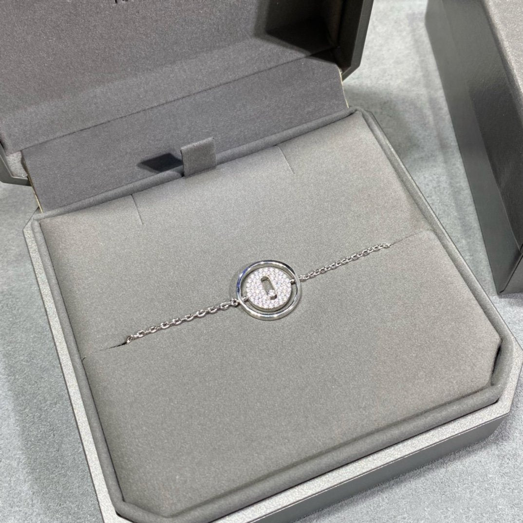[⭐Hevara Jewelry]Demo MOVE DIAMOND PAVED BRACELET