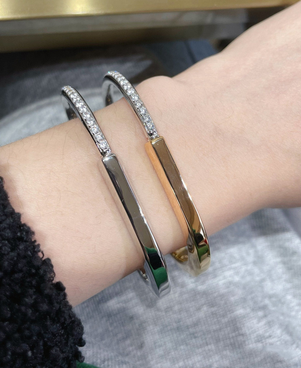 [Hevara Jewelry]LOCK BRACELET DIAMOND