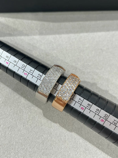 [⭐Hevara Jewelry]LIENS EVIDENCE  DIAMOND PAVED RING