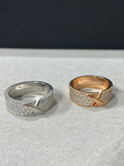 [⭐Hevara Jewelry]LIENS EVIDENCE  DIAMOND PAVED RING