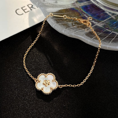 [⭐Hevara Jewelry]LUCKY SPRING ROSE GOLD MOP BRACELET