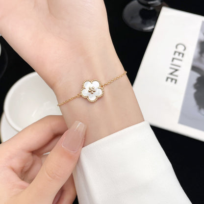 [⭐Hevara Jewelry]LUCKY SPRING ROSE GOLD MOP BRACELET