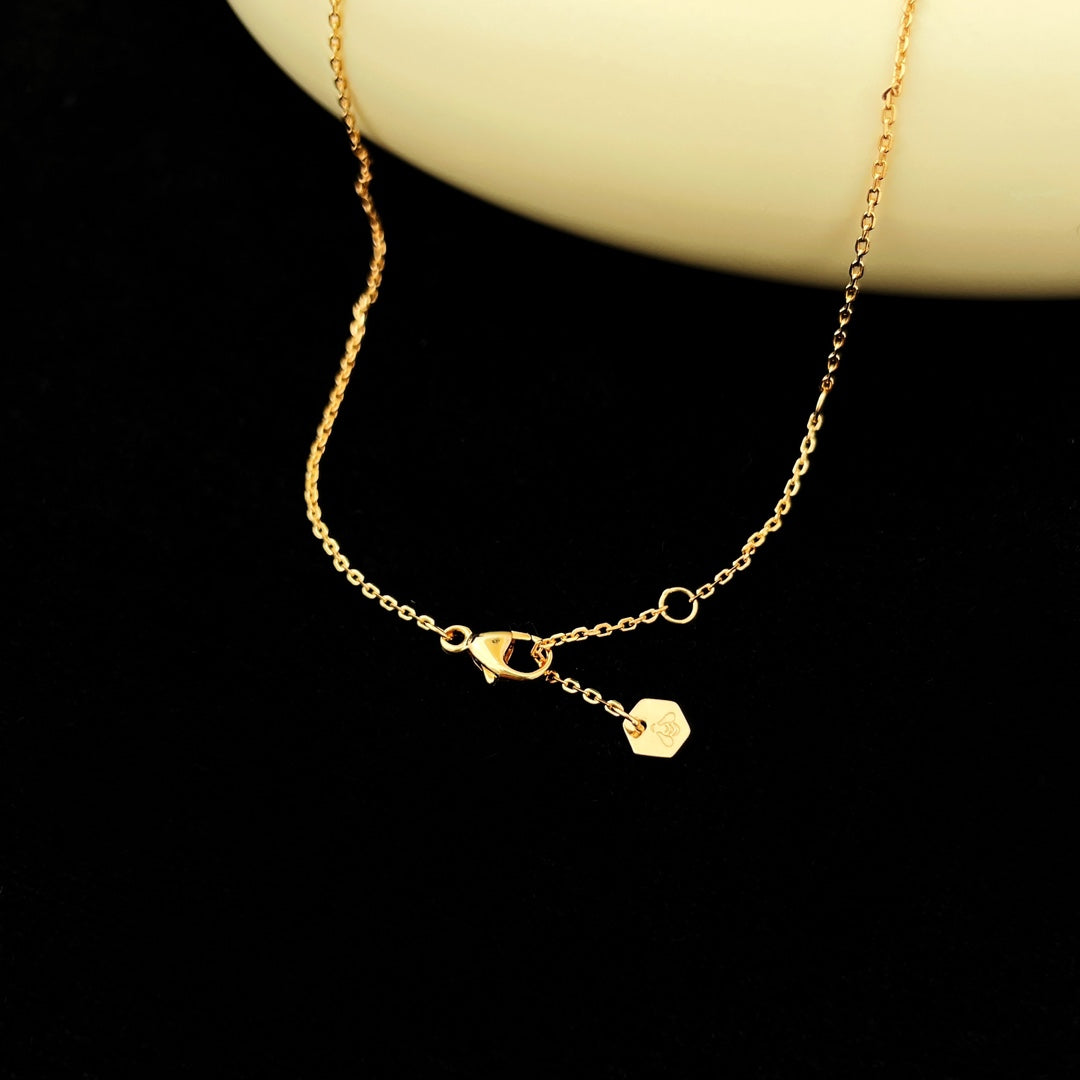 [⭐Hevara Jewelry]BEE MINI PEDANT DIAMOND NECKLACE