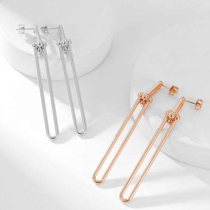 [Hevara Jewelry]HARDWEAR LONG DROP EARRINGS