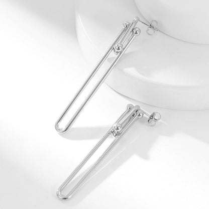 [Hevara Jewelry]HARDWEAR LONG DROP EARRINGS