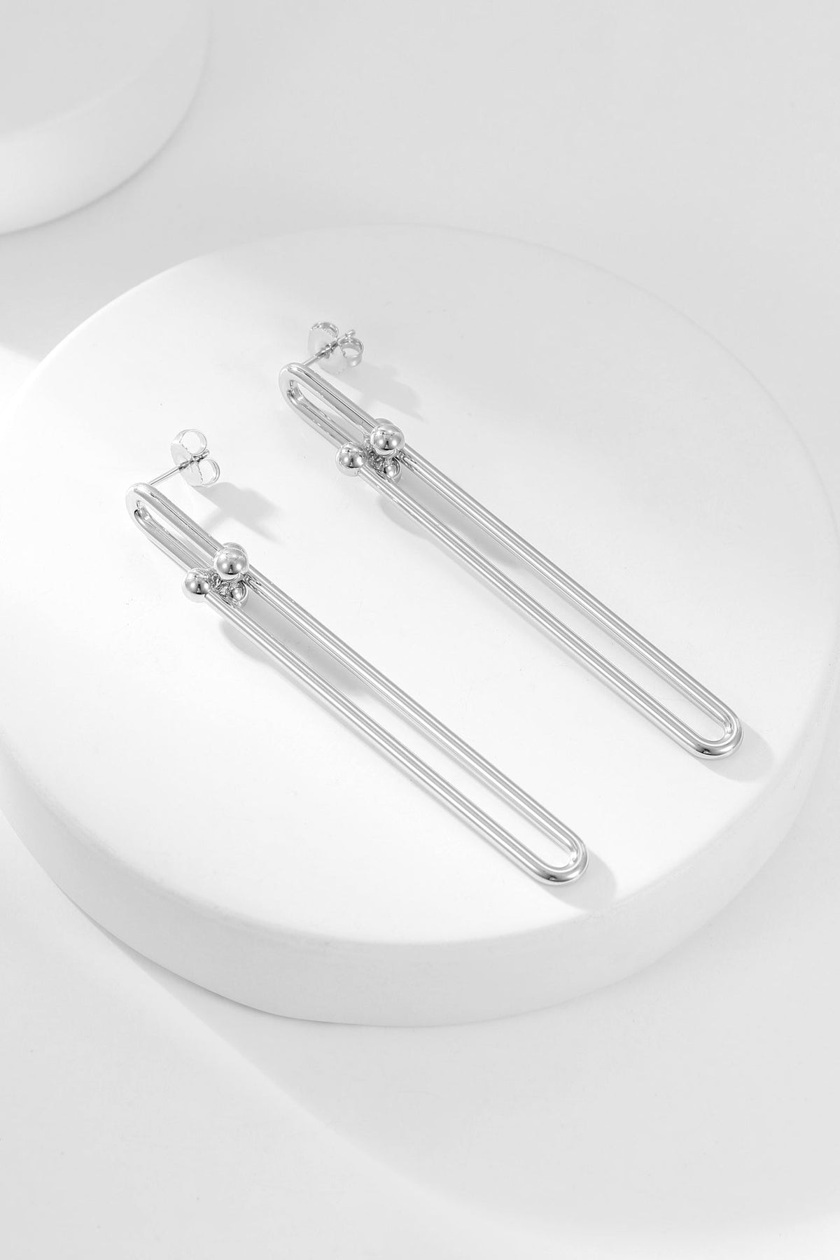 [Hevara Jewelry]HARDWEAR LONG DROP EARRINGS