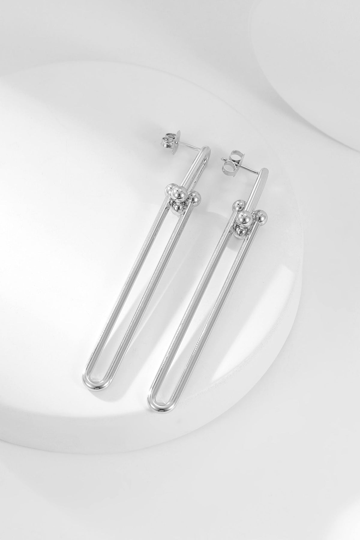 [Hevara Jewelry]HARDWEAR LONG DROP EARRINGS