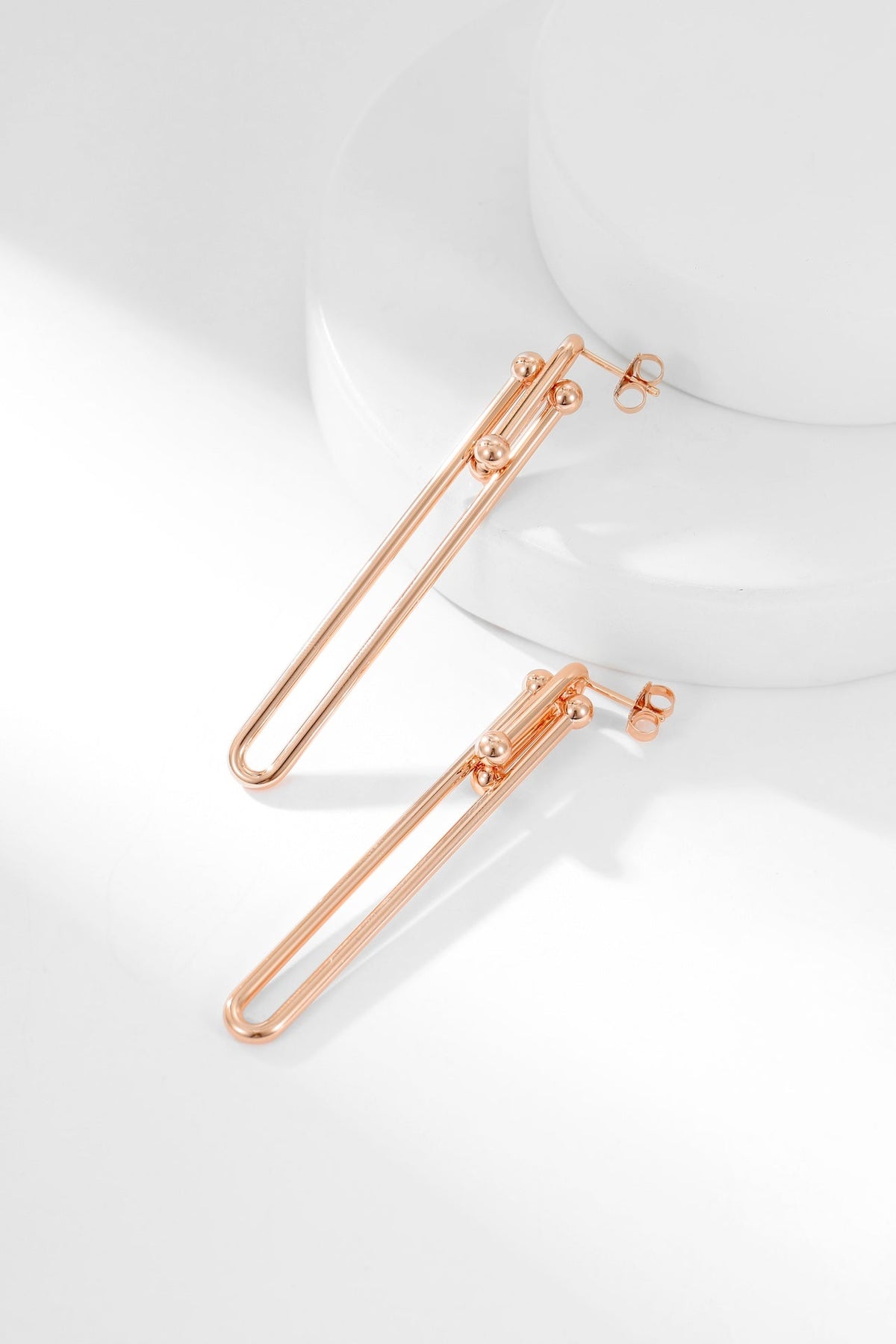 [Hevara Jewelry]HARDWEAR LONG DROP EARRINGS