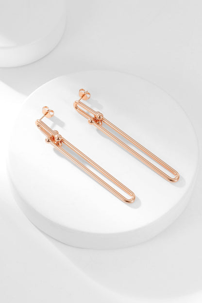 [Hevara Jewelry]HARDWEAR LONG DROP EARRINGS