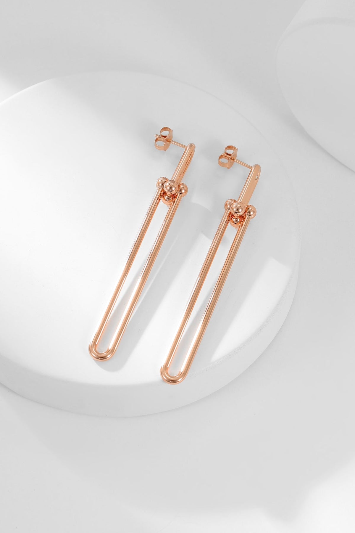 [Hevara Jewelry]HARDWEAR LONG DROP EARRINGS