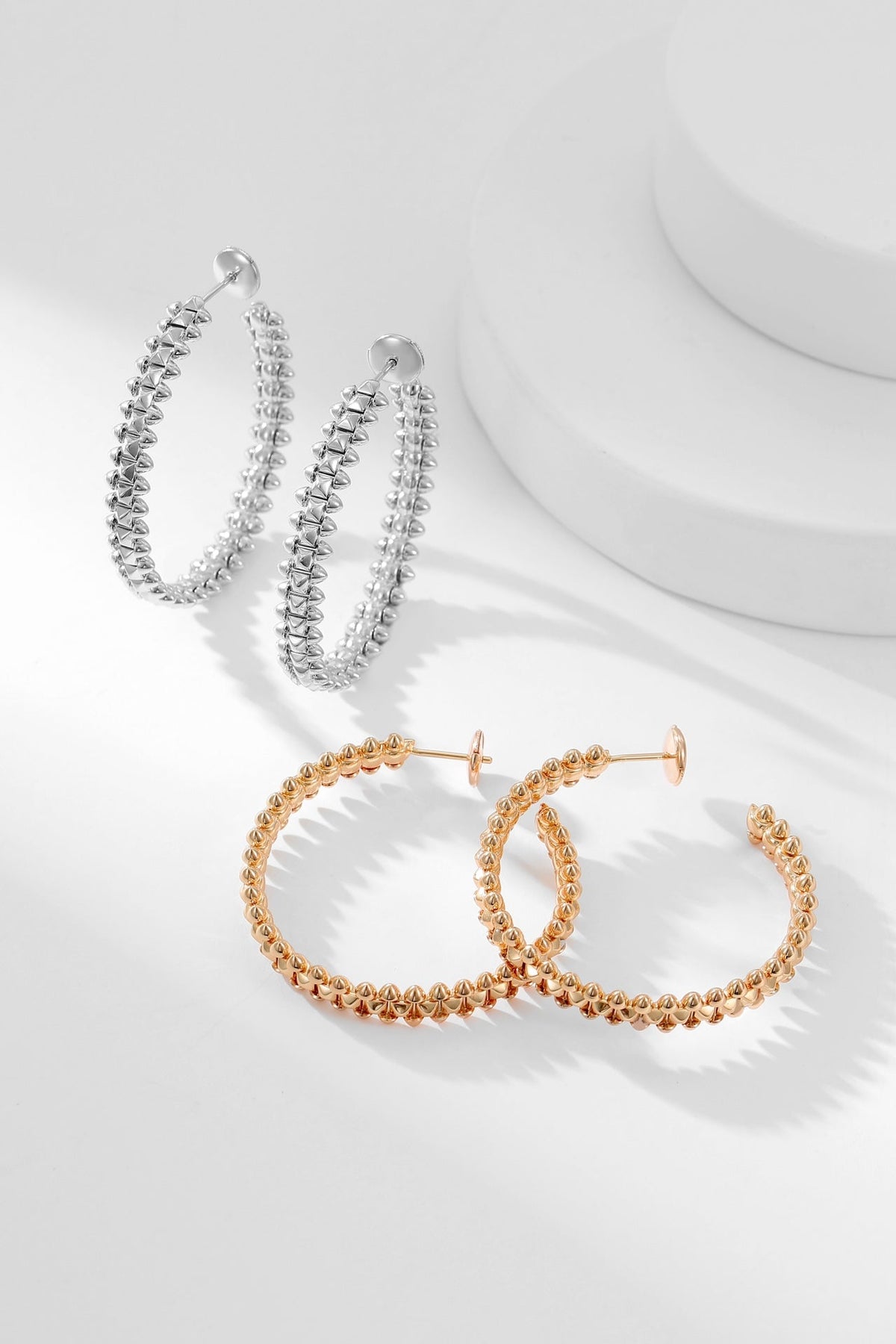 [⭐Hevara Jewelry]CLASH HOOP EARRINGS