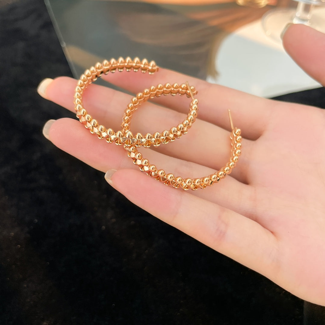 [⭐Hevara Jewelry]CLASH HOOP EARRINGS