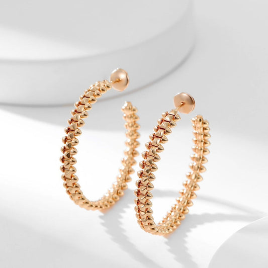 [⭐Hevara Jewelry]CLASH HOOP EARRINGS