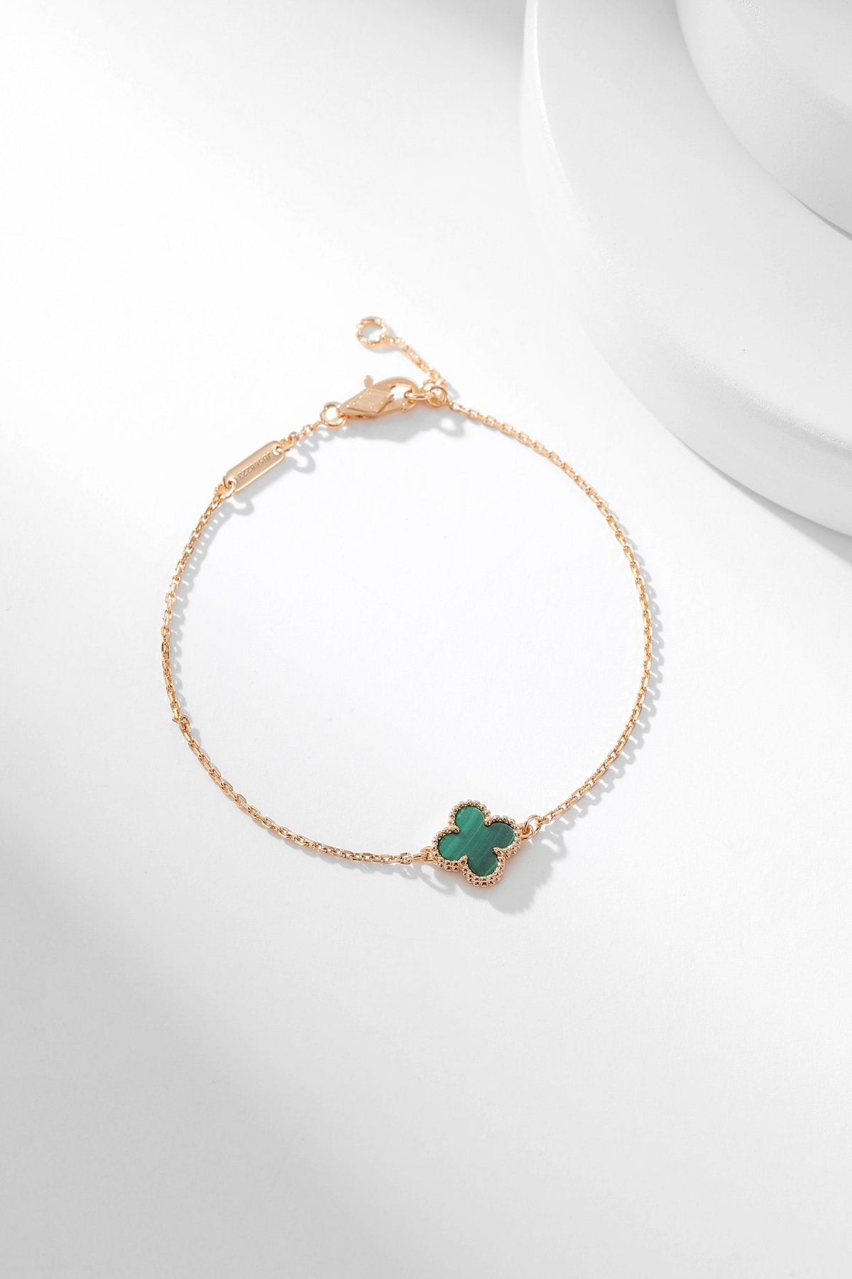 [⭐Hevara Jewelry]CLOVER BRACELET MALACHITE 1 MOTIF