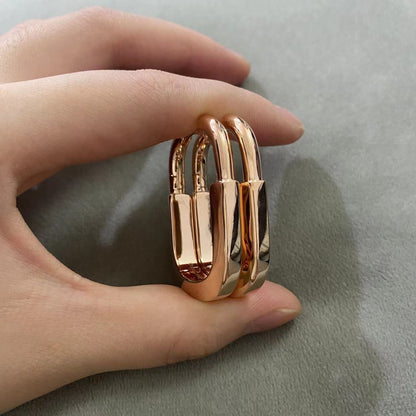 [Hevara Jewelry]LOCK MEDIUM EARRINGS