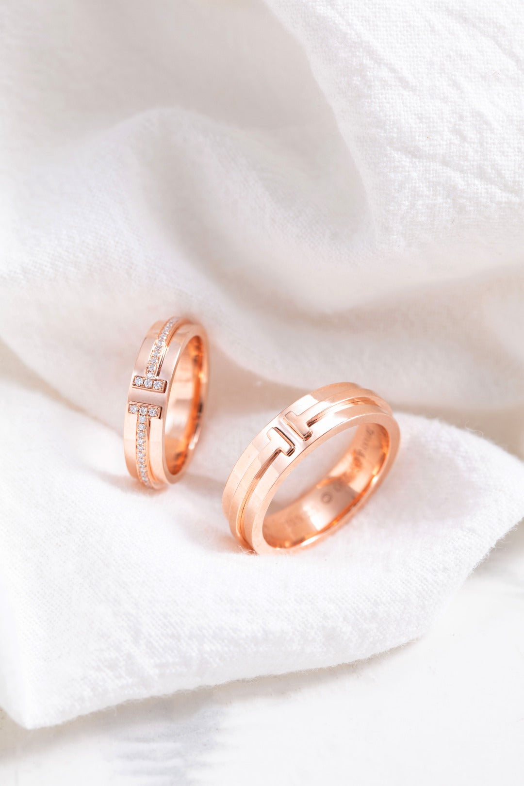[Hevara Jewelry]T PINK GOLD RING