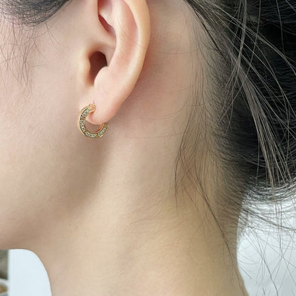 [⭐Hevara Jewelry]LOVE DIAMOND EARRINGS