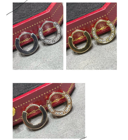 [⭐Hevara Jewelry]LOVE DIAMOND EARRINGS