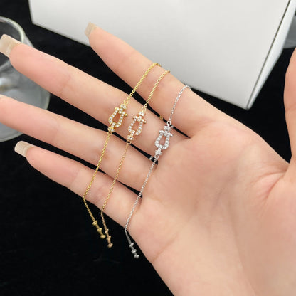 [⭐Hevara Jewelry]FORCE 10 FULL DIAMOND BUCKLE CHAIN LINK MINI MODEL