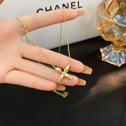 [⭐Hevara Jewelry]LOUISETTE GOLD NECKLACE