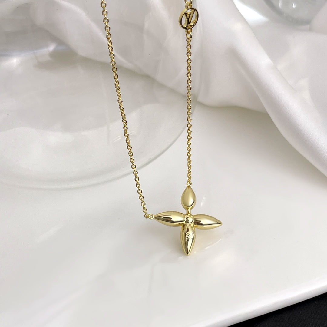 [⭐Hevara Jewelry]LOUISETTE GOLD NECKLACE