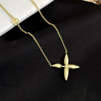 [⭐Hevara Jewelry]LOUISETTE GOLD NECKLACE