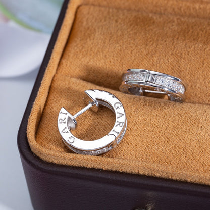 [⭐Hevara Jewelry]ZERO 1 MINI SILVER DIAMOND EARRINGS