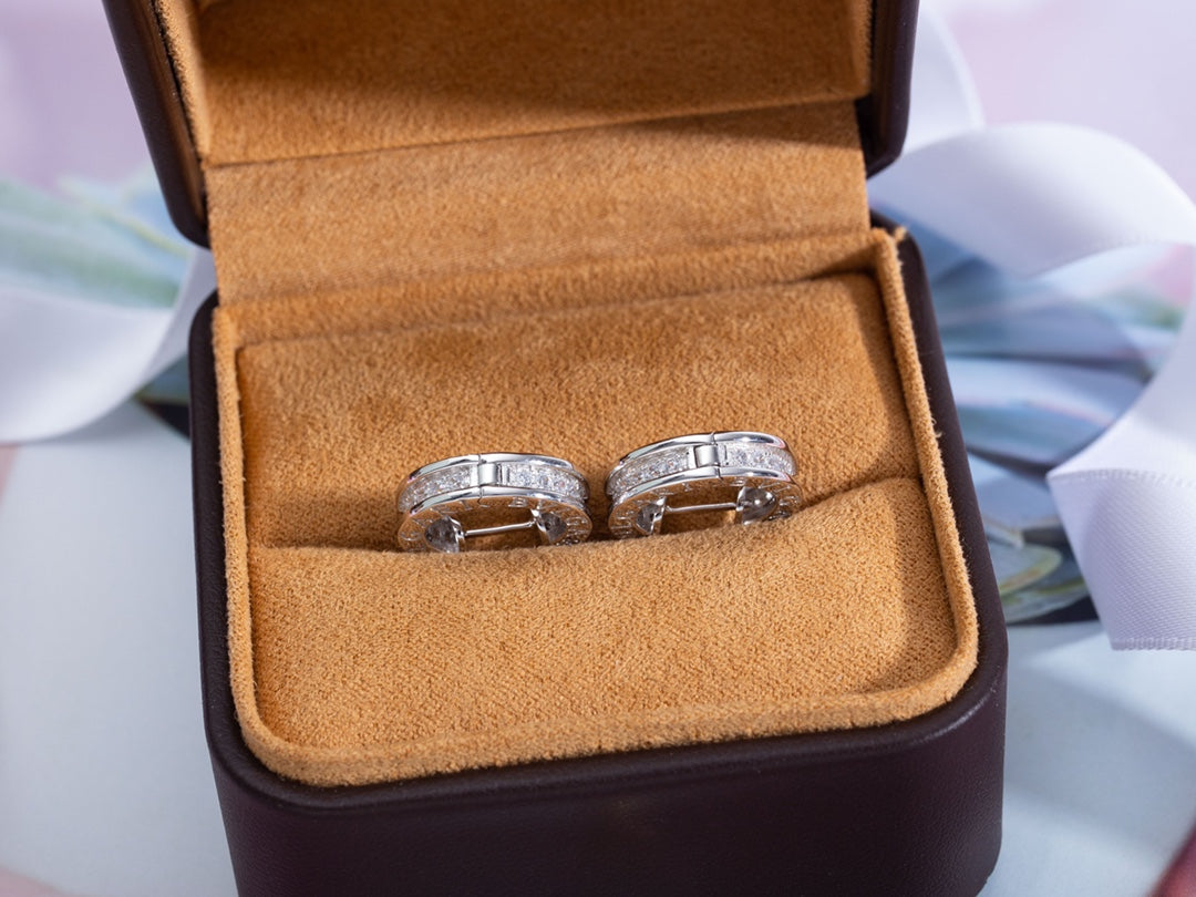 [⭐Hevara Jewelry]ZERO 1 MINI SILVER DIAMOND EARRINGS