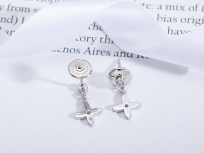 [⭐Hevara Jewelry]VIDYLLE SILVER DIAMOND MINI DROP EARRINGS
