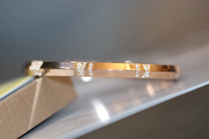[Hevara Jewelry]ATLAS X PINK GOLD BRACELET