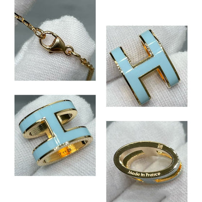 [⭐Hevara Jewelry]POP H SKY BLUE NECKLACE