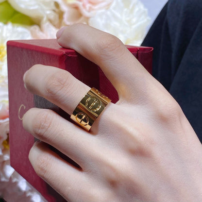 [⭐Hevara Jewelry]LOVE 11MM LARGE RING