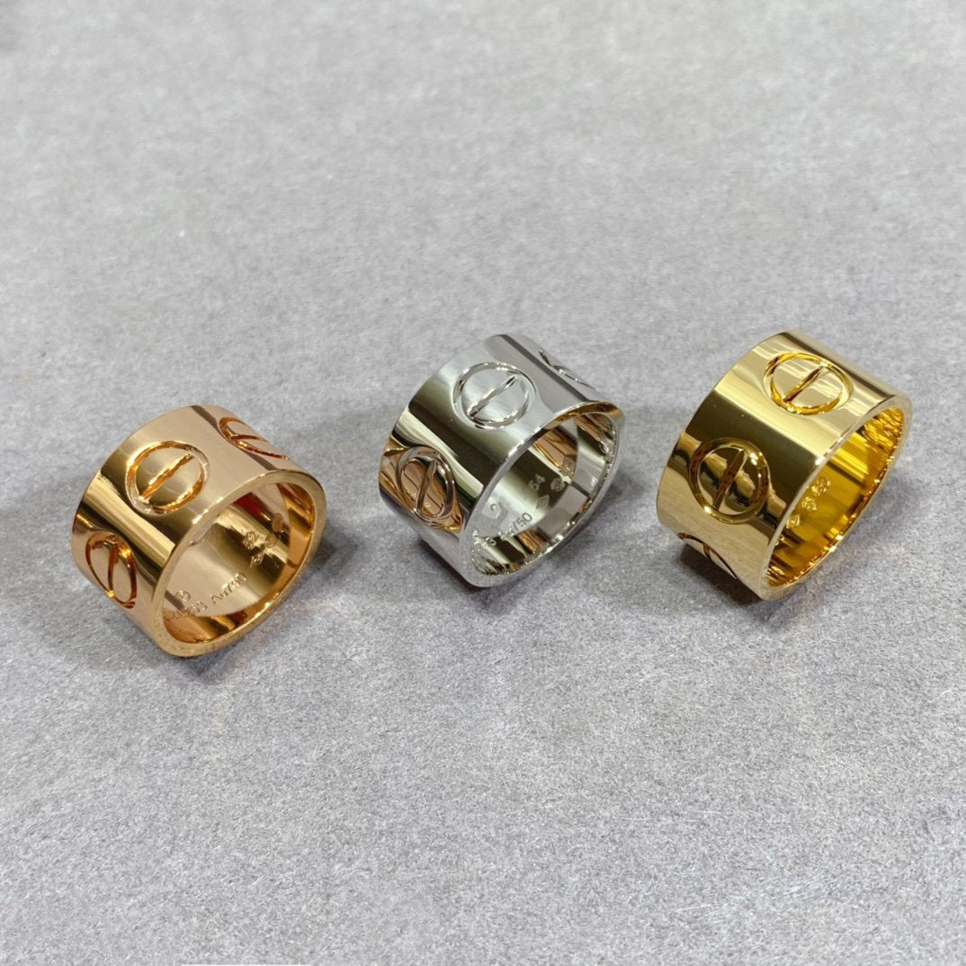 [⭐Hevara Jewelry]LOVE 11MM LARGE RING