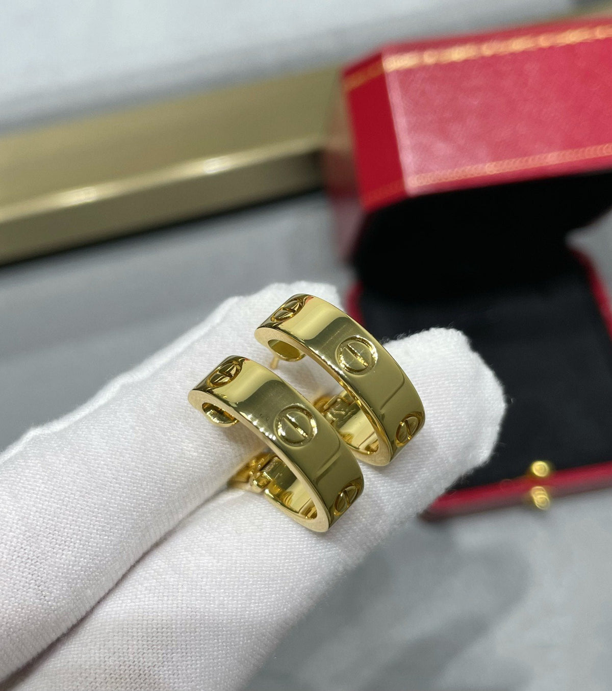 [⭐Hevara Jewelry]LOVE 5.5MM EARRINGS