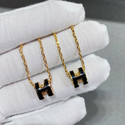 [⭐Hevara Jewelry]MINI POP H NECKLACE