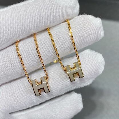 [⭐Hevara Jewelry]MINI POP H NECKLACE