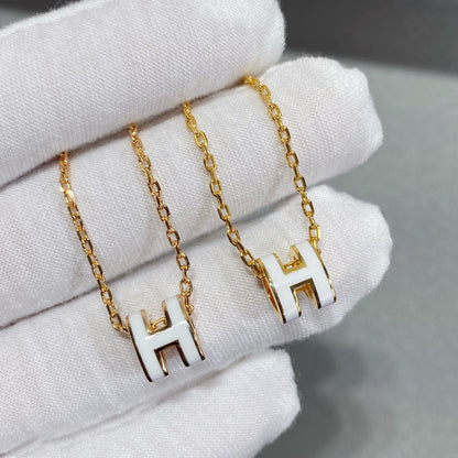 [⭐Hevara Jewelry]MINI POP H NECKLACE