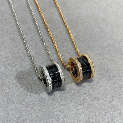 [⭐Hevara Jewelry]ZERO 1 DIAMOND CERAMIC NECKLACE