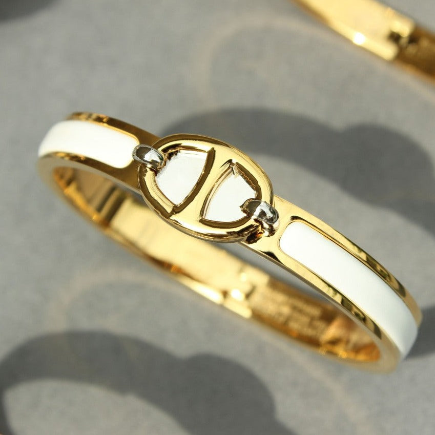 [⭐Hevara Jewelry]CLIC CHAINE GOLD BRACELET