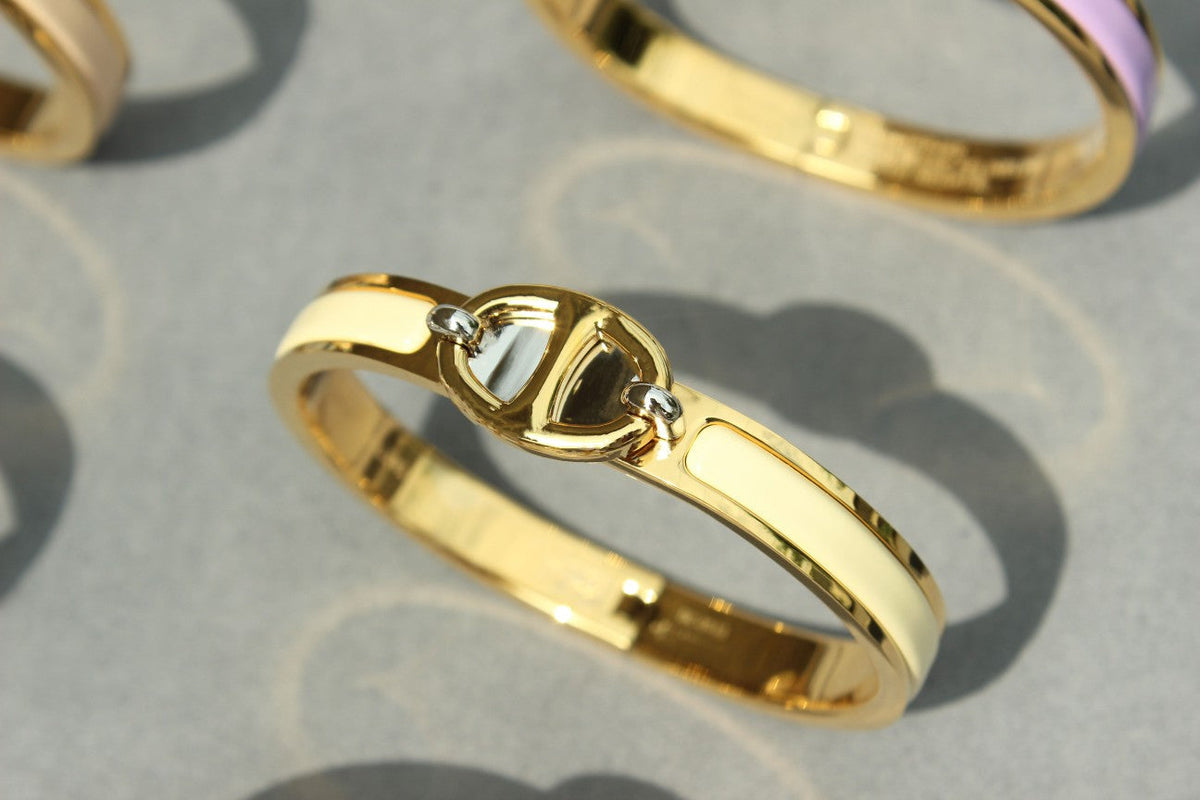 [⭐Hevara Jewelry]CLIC CHAINE GOLD BRACELET