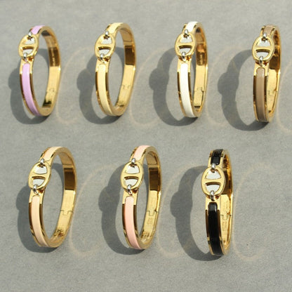 [⭐Hevara Jewelry]CLIC CHAINE GOLD BRACELET