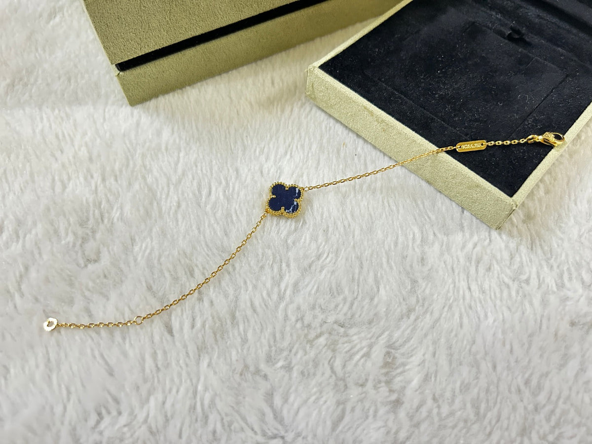 [⭐Hevara Jewelry]CLOVER 1 MOTIF PIETERSITE BRACELET