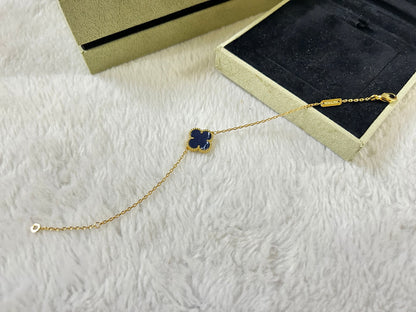 [⭐Hevara Jewelry]CLOVER 1 MOTIF PIETERSITE BRACELET