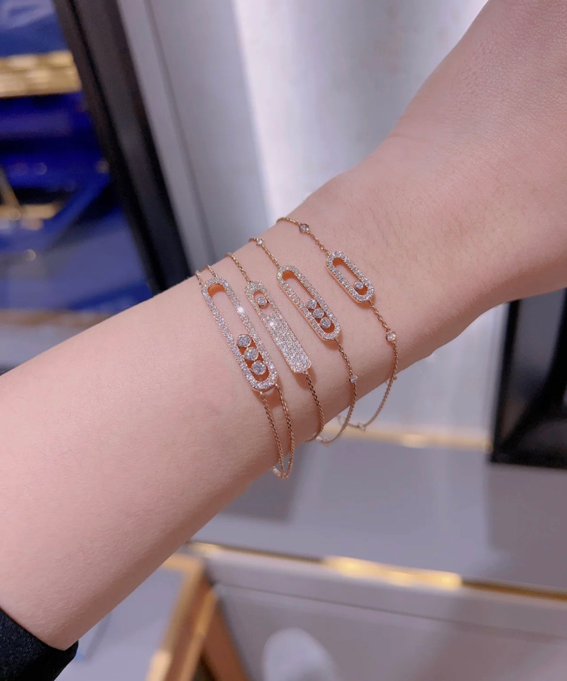[⭐Hevara Jewelry]MOVE CLASSIQUE DIAMOND PAVED BRACELET