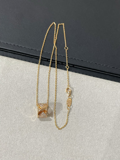 [⭐Hevara Jewelry]LIENS EVIDENCE DIAMOND PAVED NECKLACE