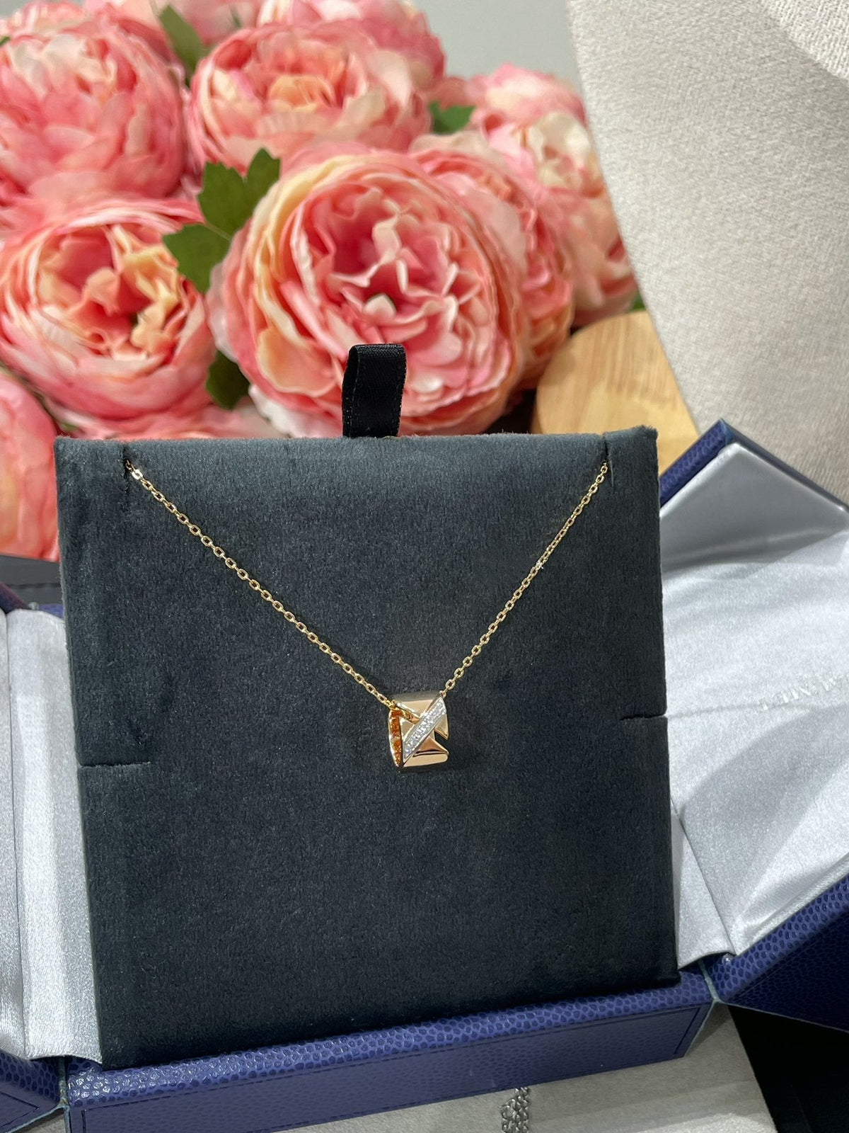 [⭐Hevara Jewelry]LIENS EVIDENCE DIAMOND NECKLACE