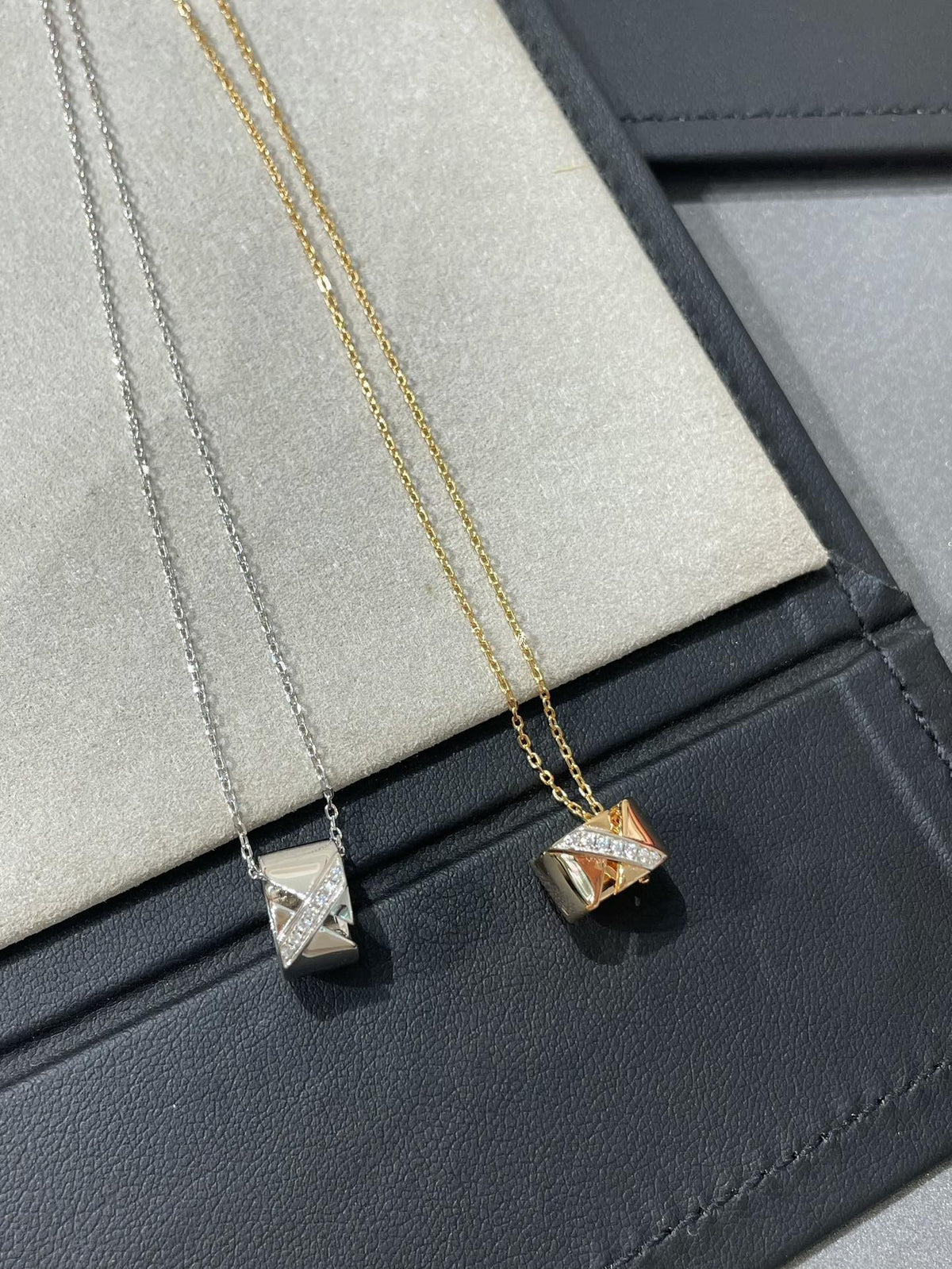 [⭐Hevara Jewelry]LIENS EVIDENCE DIAMOND NECKLACE